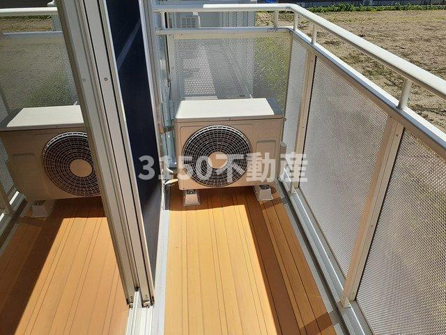 グリーンハウス東中島のバルコニー|落ち着いた時間を過ごせるバルコニーです