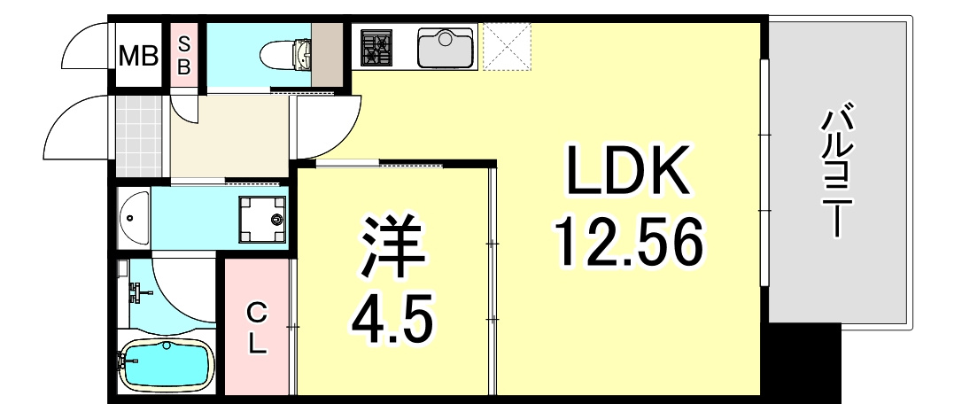 プレジオ塚本ASIANの間取り