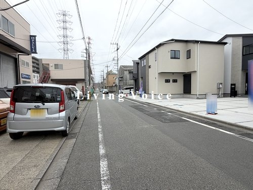 【仲介手数料０円】相模原市中央区東淵野辺5丁目1期　新築一戸建て　全7棟の前面道路含む現地写真|【仲介手数料０円】相模原市中央区東淵野辺5丁目1期　新築一戸建て　全7棟