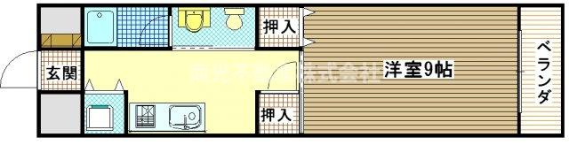 インパレス小阪の間取り