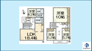【間取り】 | 丸根町2丁目戸建