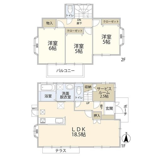 【間取り】 | 藤沢市高倉　中古戸建