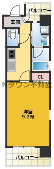 【間取り】 | 千種アヴァンギャルドプレイス | 間取りです。