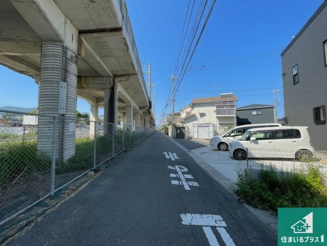 ★大津市真野　第4期　新築一戸建ての前面道路含む現地写真|周辺は落ち着いた街並みの住宅地！子育てがしやすい住環境です！まだ未完成ですが、現地でしかわからない事もございます。是非一度ご覧ください。