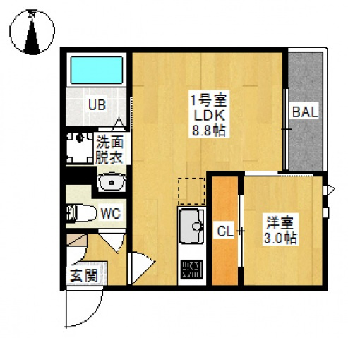 REGALEST 青江の間取り