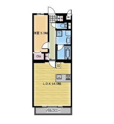 エスペーロ青山北の間取り