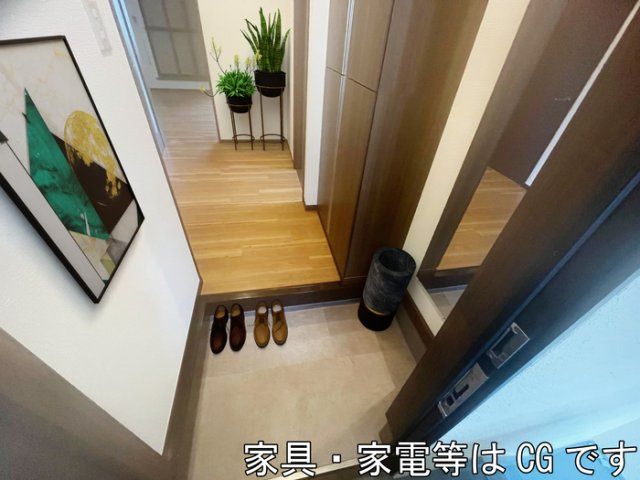 サンハイツ光が丘の玄関