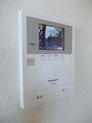 【セキュリティ】 | プロムナードＴＹ | モニター付きインターホンです