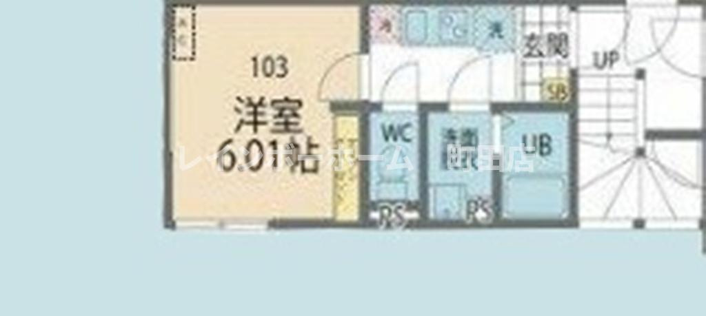 カインドネス本厚木East※初期費用分割あと払いサービス利用可能物件の間取り