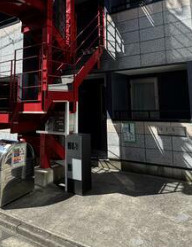 中野区東中野１丁目のアパートのエントランス