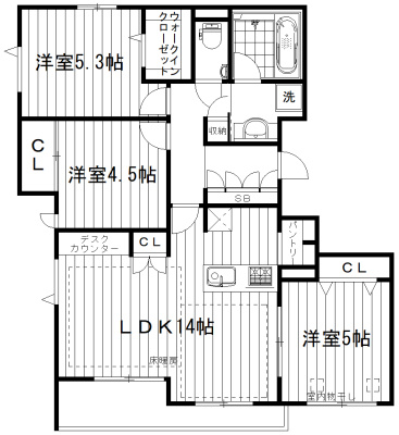 ｎａｎａｌａの間取り