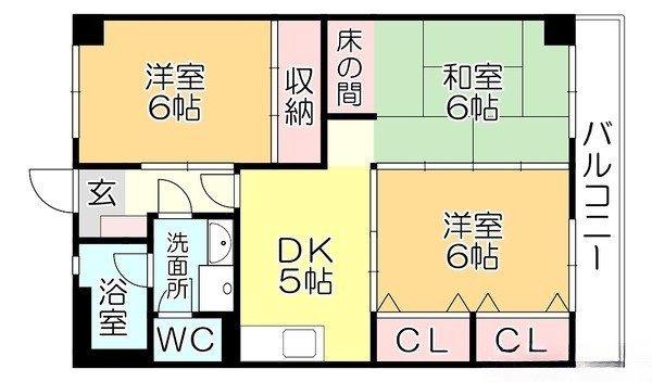 翠水ビルの間取り