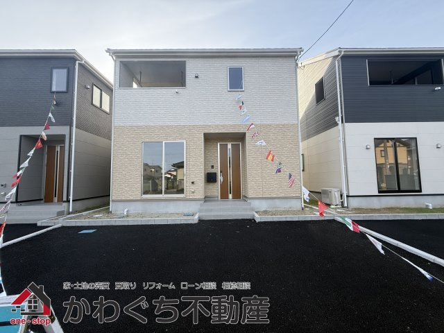 【外観】 | Cradle garden　大河原町新東　２号棟 | ★内覧予約でブランド米2kg★　いつでも見学OKです！