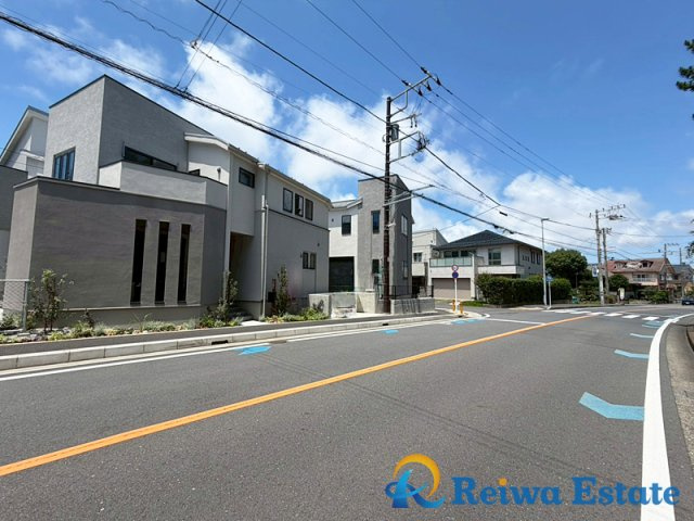 新築戸建　茅ヶ崎市柳島海岸の前面道路含む現地写真