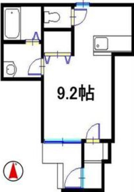 シティシングルの間取り