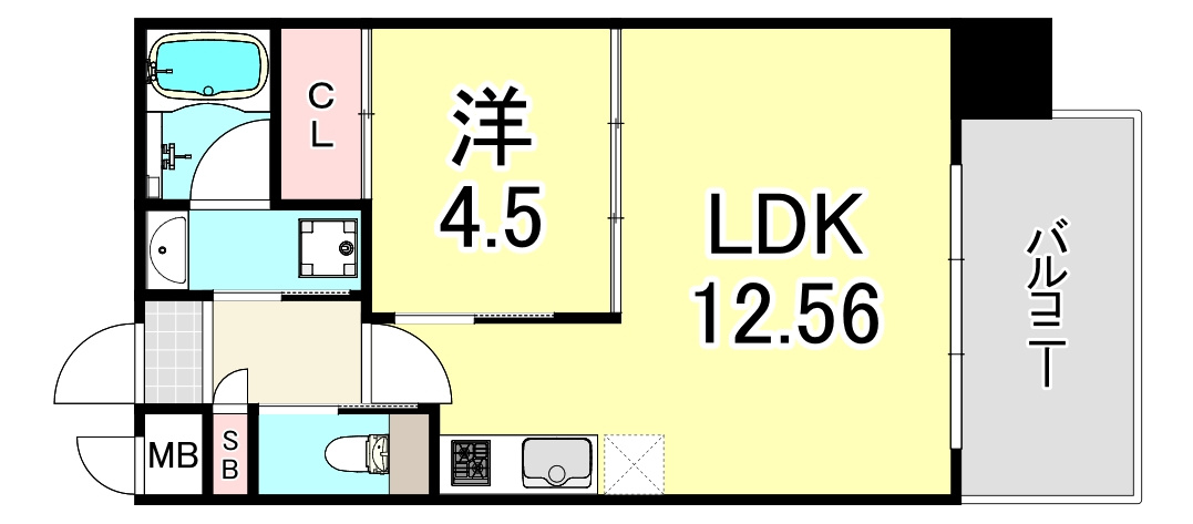 プレジオ塚本ASIANの間取り