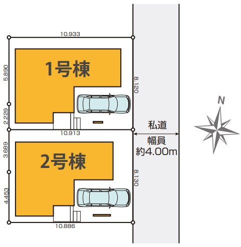 西東京市下保谷9期　全2棟　1号棟