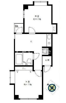 【間取り】 | ラリュクス駒沢