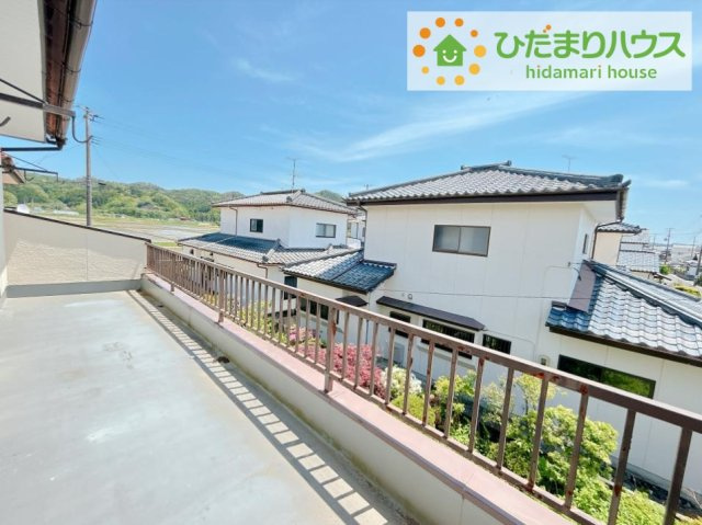 いわき市平中平窪二丁目　中古戸建のバルコニー