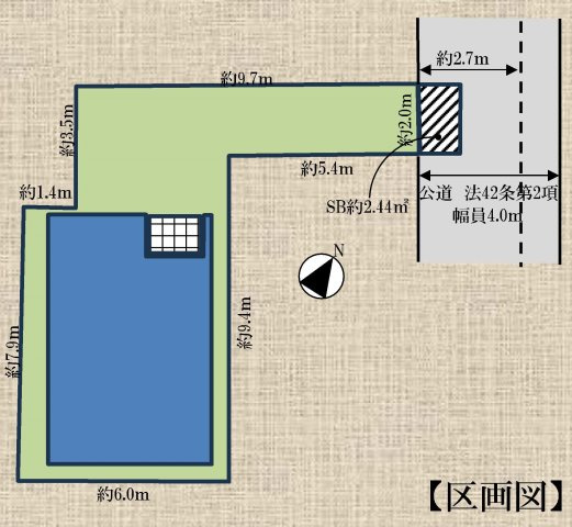 【横浜市磯子区栗木1丁目28-9新築戸建て】★仲介手数料無料★（杉田小学校・蒔田中学校）の区画図