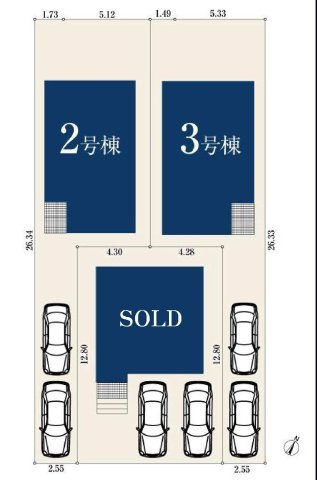 【横浜市磯子区洋光台3丁目27-10全3棟新築戸建て】★仲介手数料無料★（洋光台第一小学校・洋光台第一中学校）の区画図