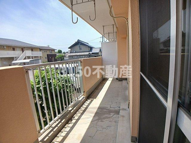 オアシス１２のバルコニー|広々としたバルコニーです