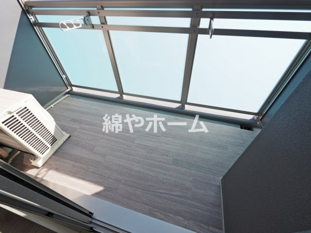 プレサンス鶴橋トレヴィエのバルコニー|落ち着いた時間を過ごせるバルコニーです