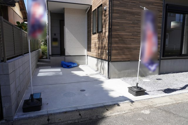 越谷市蒲生1丁目 新築分譲住宅の駐車場