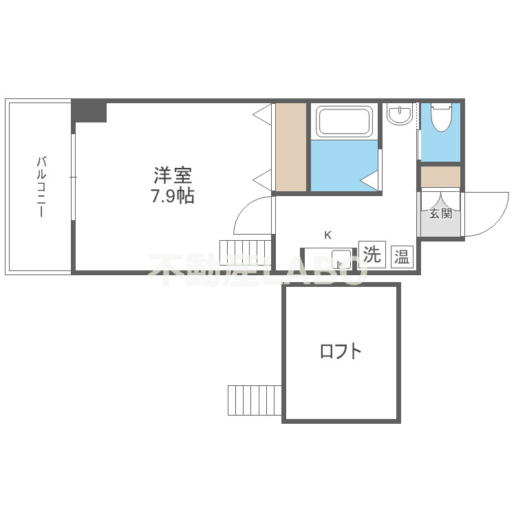 ハーバーハウス大阪の間取り