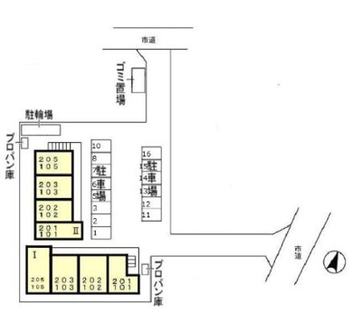 【区画図】 | エルミタージュ　Ⅱ