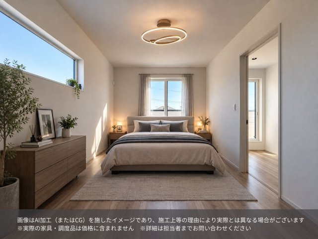 匝瑳市八日市場ロA区／太陽光発電システム付　新築一戸建の洋室