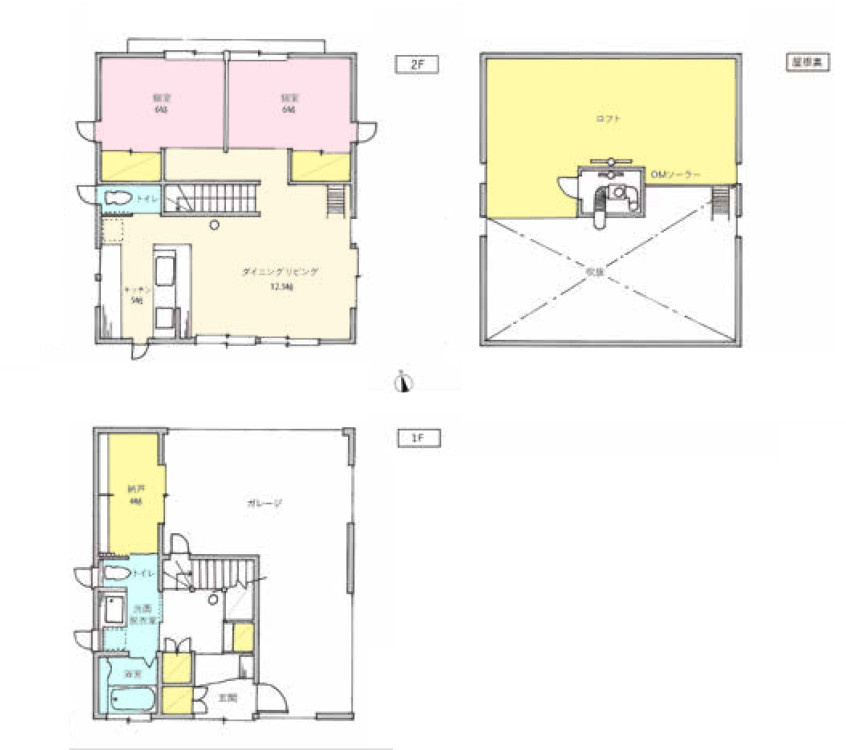 【中古戸建】佐波郡玉村町大字下新田の間取り|■間取り図｜敷地面積：248.00（約75.01坪）　建物面積：86.95（約26.3坪）