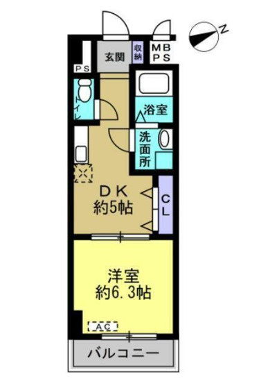 IMASA・MORUGEN壱番館の間取り