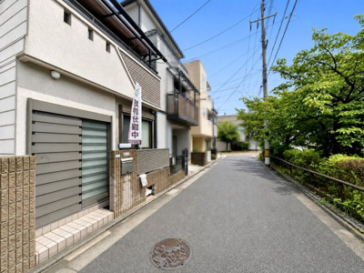 【区画図】 | 大桝町、中古戸建て | 【区画図】
前道5ｍ以上でとてもすっきりしています♪
大枡公園目の前で風通し、日当たり良好！