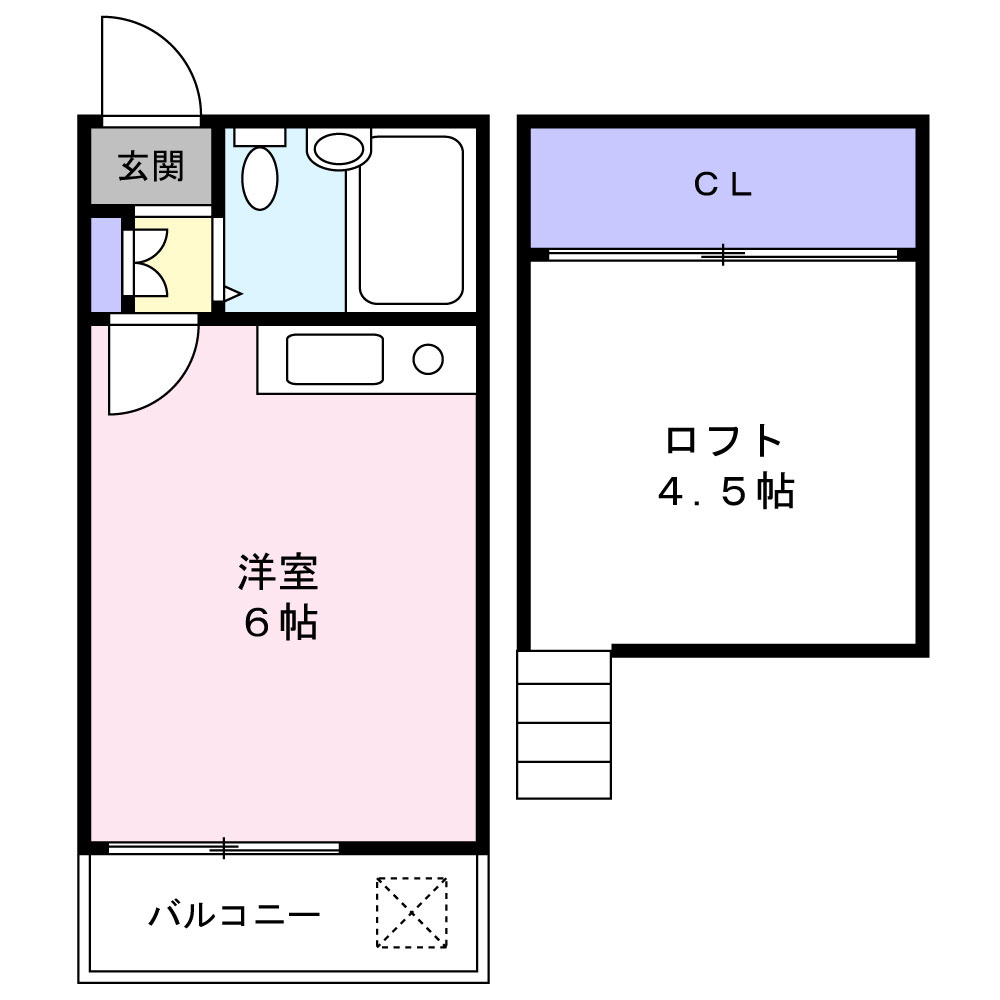 エスポワール大泉学園の間取り