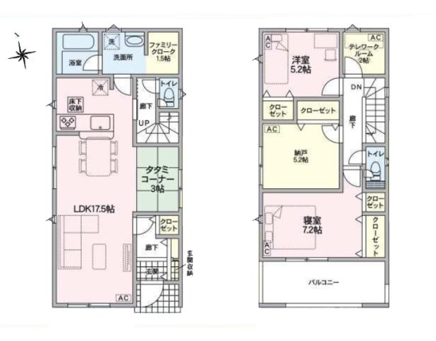 【間取り】 | 小牧市外堀２丁目144『仲介料無料』新築戸建て | 3号棟