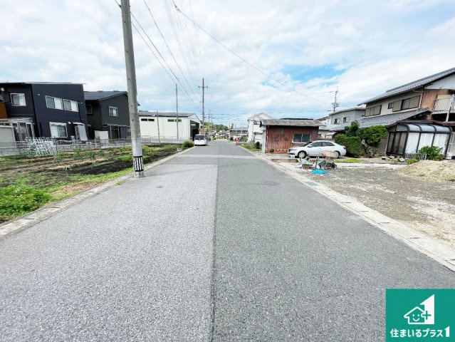 ★5(土)6(日)現地見学可能！★東近江市八日市清水　限定1邸の前面道路含む現地写真|周辺は落ち着いた街並みの住宅地！子育てがしやすい住環境です！まだ未完成ですが、現地でしかわからない事もございます。是非一度ご覧ください。