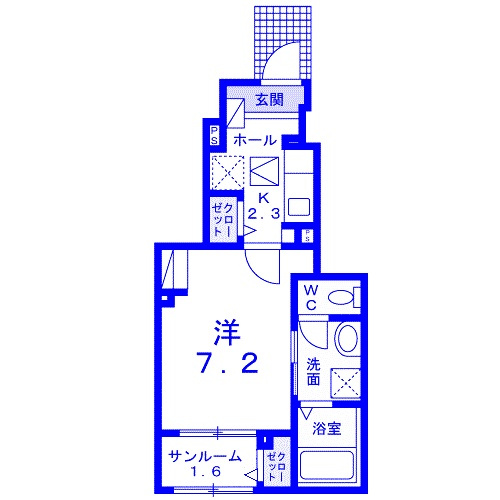 グリーンウエスト Ⅱの間取り