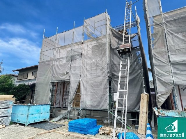 東近江市八日市清水　第1期　新築一戸建ての外観|現在建築中！落ち着いた街並みで新生活を始めることが出来そう！周辺の物件も併せてご紹介させて頂きます！
