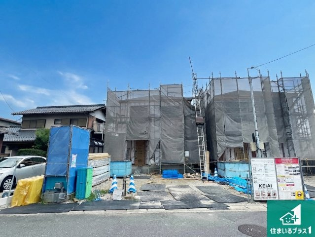 東近江市八日市清水　第1期　新築一戸建ての外観|現在の進捗状況です！順調に作業進行中、完成が待ち遠しいです！詳細の間取り等、お気軽にお問い合わせください！