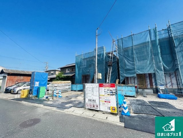 東近江市八日市清水　第1期　新築一戸建ての外観|現在建築中！落ち着いた街並みで新生活を始めることが出来そう！周辺の物件も併せてご紹介させて頂きます！