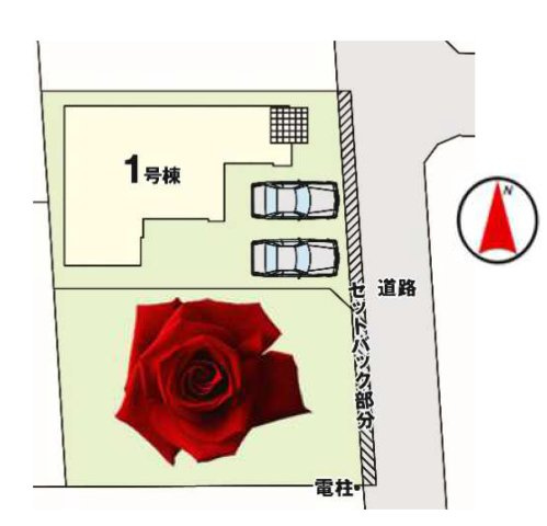【LIGARE】宇都宮市泉が丘 第3期 全2棟の区画図|〇最終１邸〇