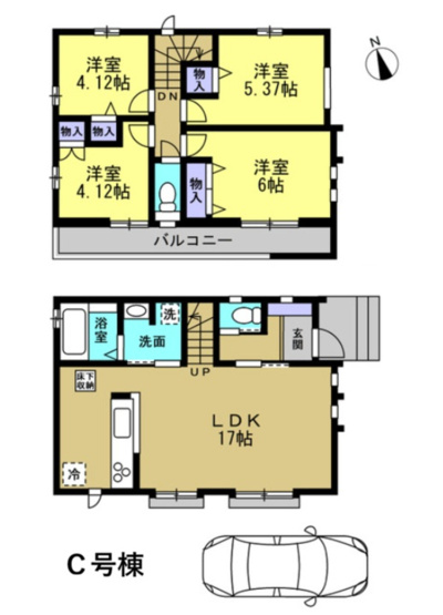 【間取り】 | 【仲介手数料１００万円ＯＦＦ！】■和泉多摩川駅３分■狛江１０分■性能評価６項目で最高評価■ＺＥＨ水準 | Ｃ号棟　３ＬＤＫ
８，２９０万円
決算キャンペーン中！
家計応援サービスの限界に挑戦中！
詳細は「諸費用」欄をご確認下さい！
■和泉多摩川駅３分
■狛江駅１０分
■耐震性など６項目で最高評価
■ＺＥＨ