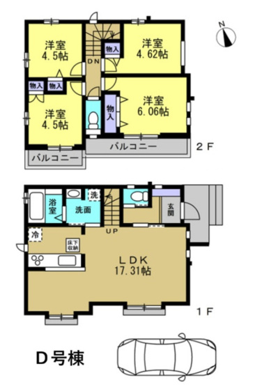 【間取り】 | 【仲介手数料１００万円ＯＦＦ！】■和泉多摩川駅３分■狛江１０分■性能評価６項目で最高評価■ＺＥＨ水準 | Ｄ号棟　３ＬＤＫ
８，３９０万円
決算キャンペーン中！
家計応援サービスの限界に挑戦中！
詳細は「諸費用」欄をご確認下さい！
■和泉多摩川駅３分
■狛江駅１０分
■耐震性など６項目で最高評価
■ＺＥＨ