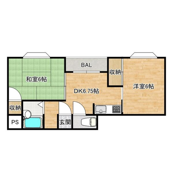 【間取り】 | 第3タナックマンション