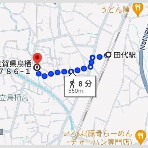 AIZU鳥栖の地図