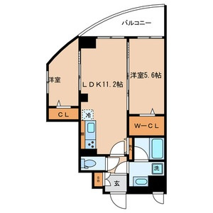 ヴァンテ四つ木の間取り|間取りです。