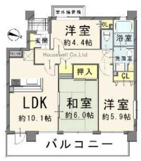 【間取り】 | ヴェラハイツ桶川