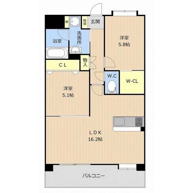 グランシャリオ空港東の間取り