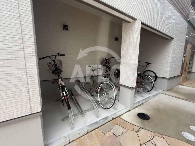 フジパレス桑津Ⅴ番館のその他共用部分|フジパレス桑津Ⅴ番館　駐輪場
